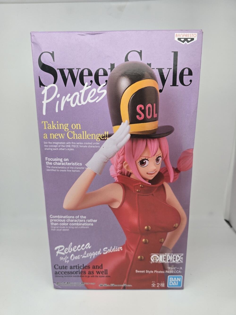 Banpresto Sweet Style Pirates One Piece Rebecca Anime PVC Prize Figure New Boxed